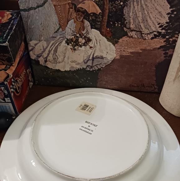 Modigliani Handpainted Italian Harvest Ceramic Serving Platter 16",Nice🍾🧀 - Picture 4 of 13